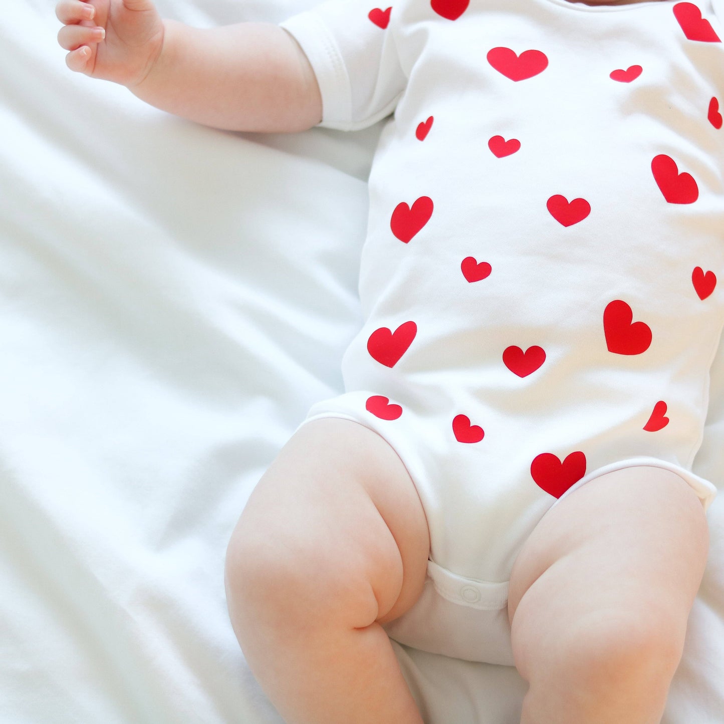 Love heart Babysuits: 12-18 M