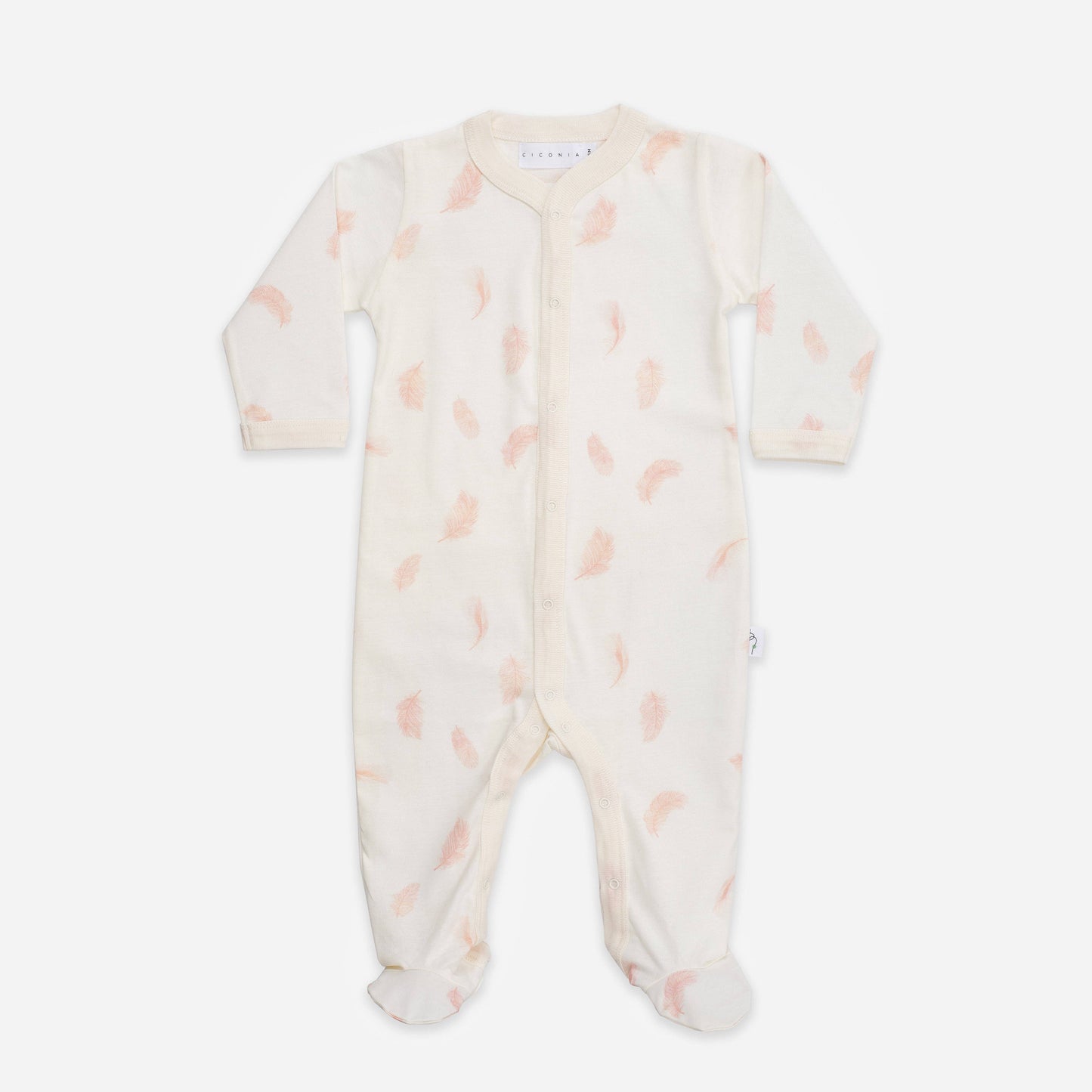 Falling Feather Sleepsuit: 6-12M