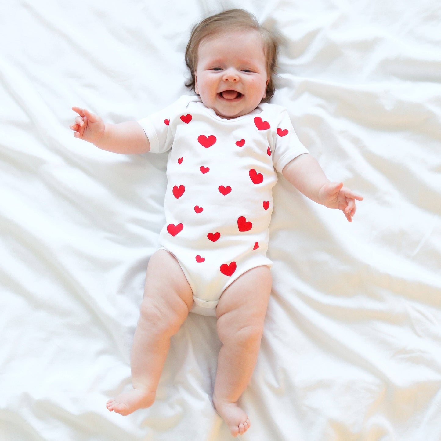 Love heart Babysuits: 12-18 M