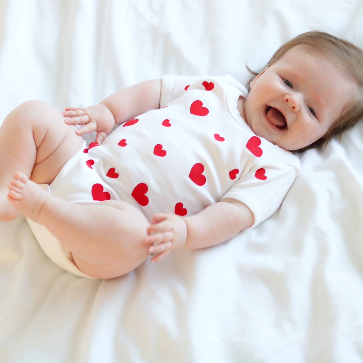 Love heart Babysuits: 12-18 M