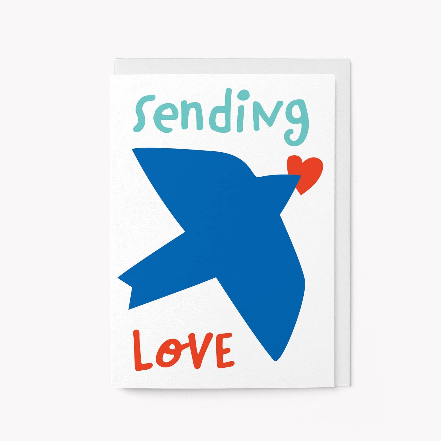 Sending love - Greeting Card: Standard cello