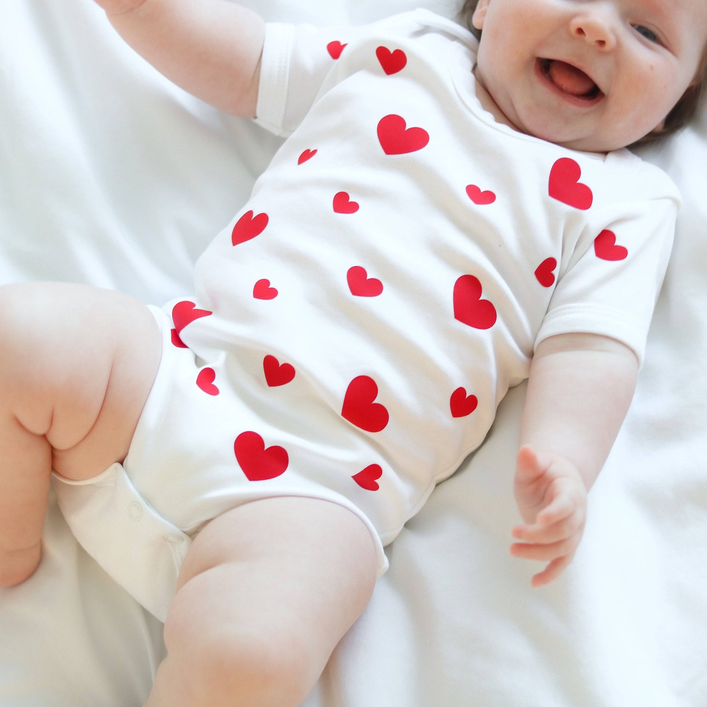 Love heart Babysuits: 12-18 M