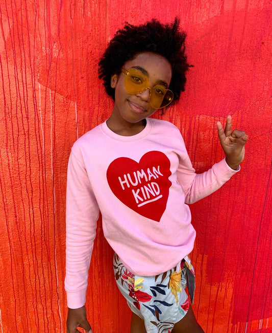 Human Kind Kids Sweatshirt: Age 9-11