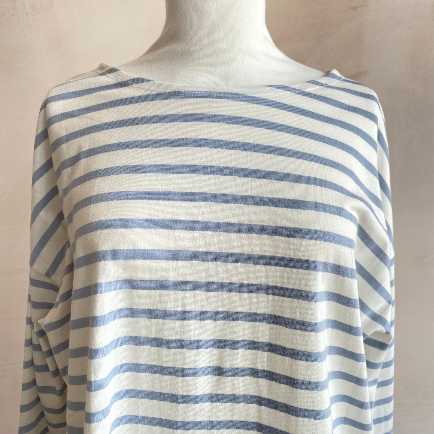 Breton Stripe Long sleeve T-shirts Light Blue