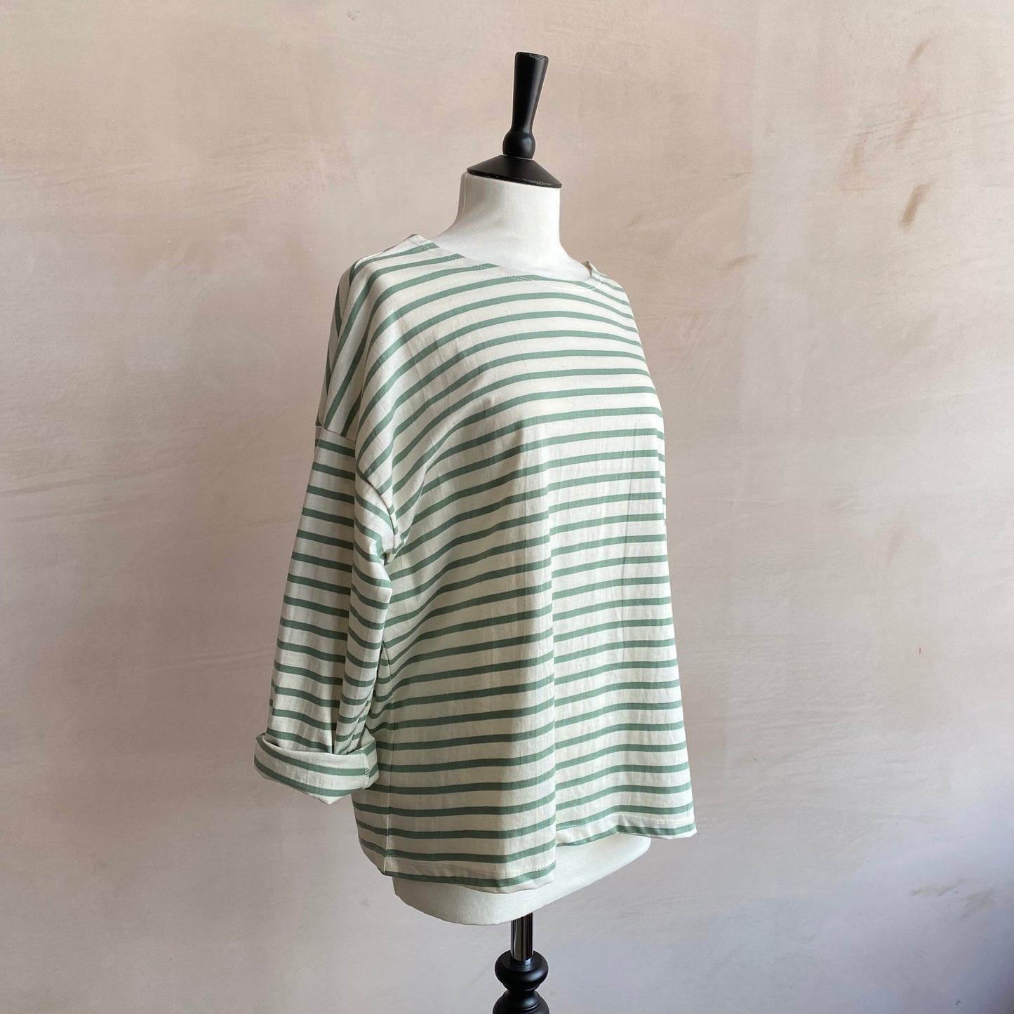 Breton Stripe Long sleeve T-shirts Mint