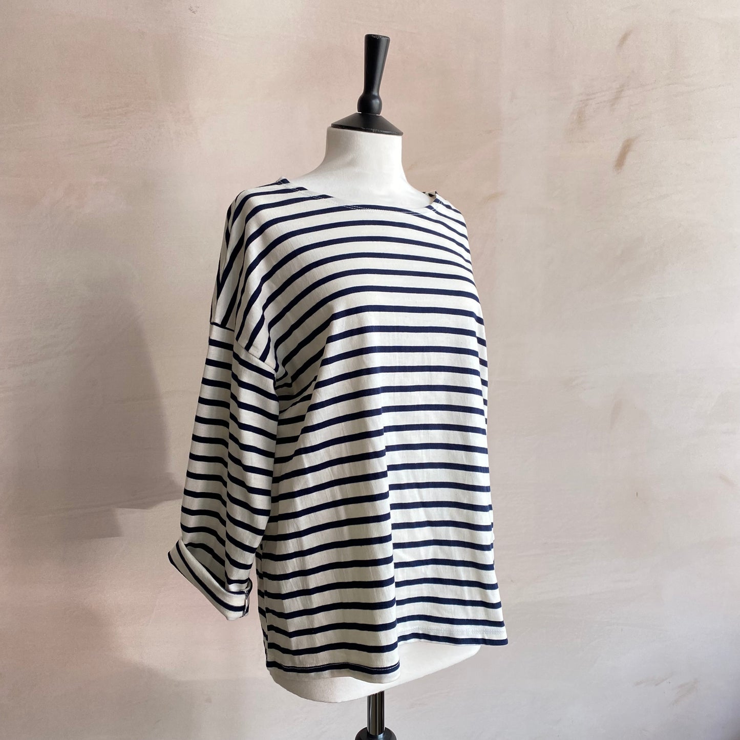 Breton Stripe Long sleeve T-shirts Navy