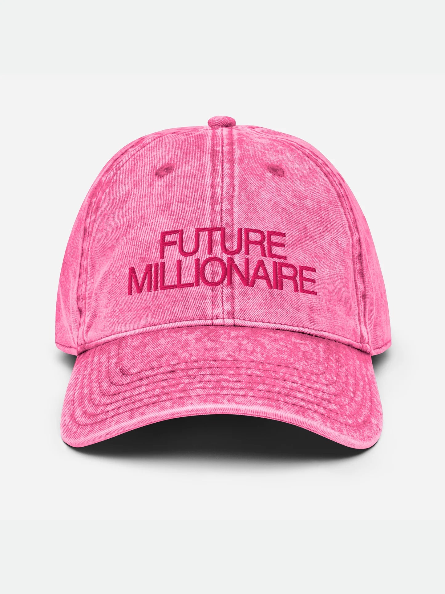 Future milioneir Cap -Washed Pink- by kikina