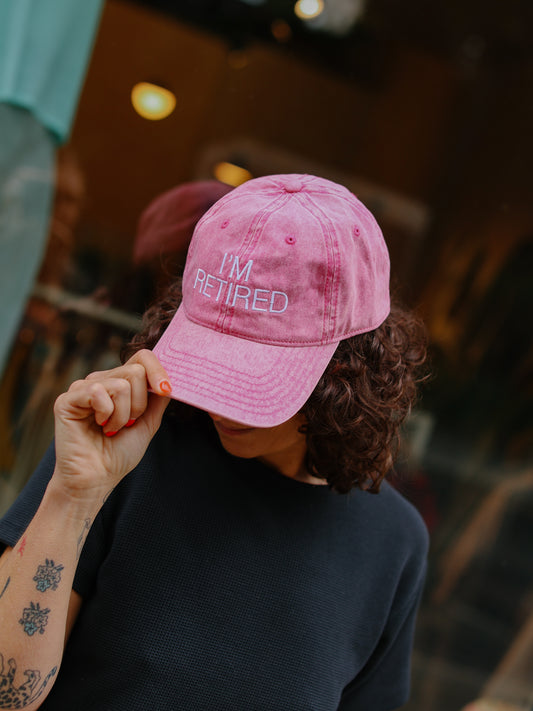 Retired Cap -Washed Pink- by kikina