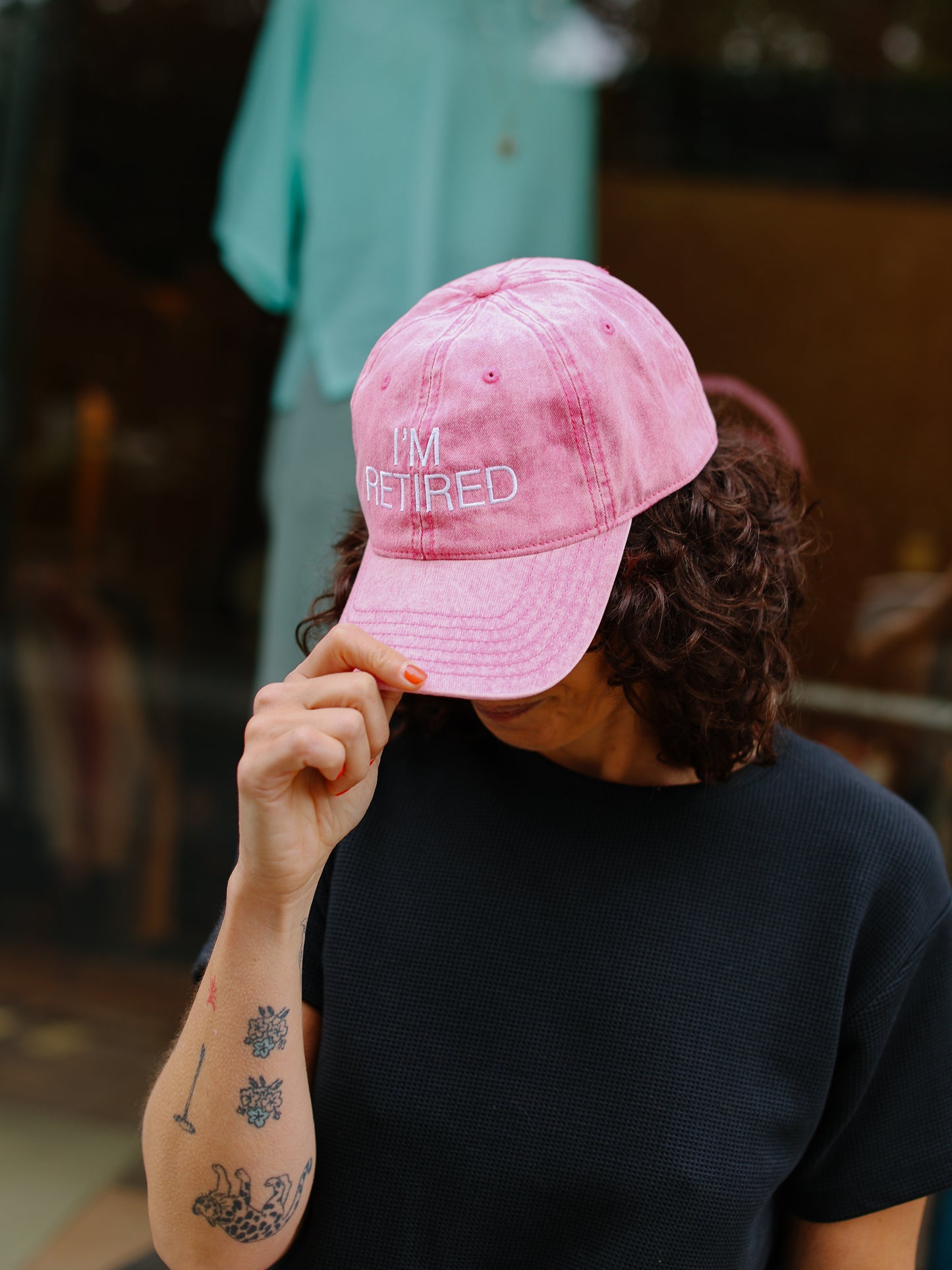 Retired Cap -Washed Pink- by kikina