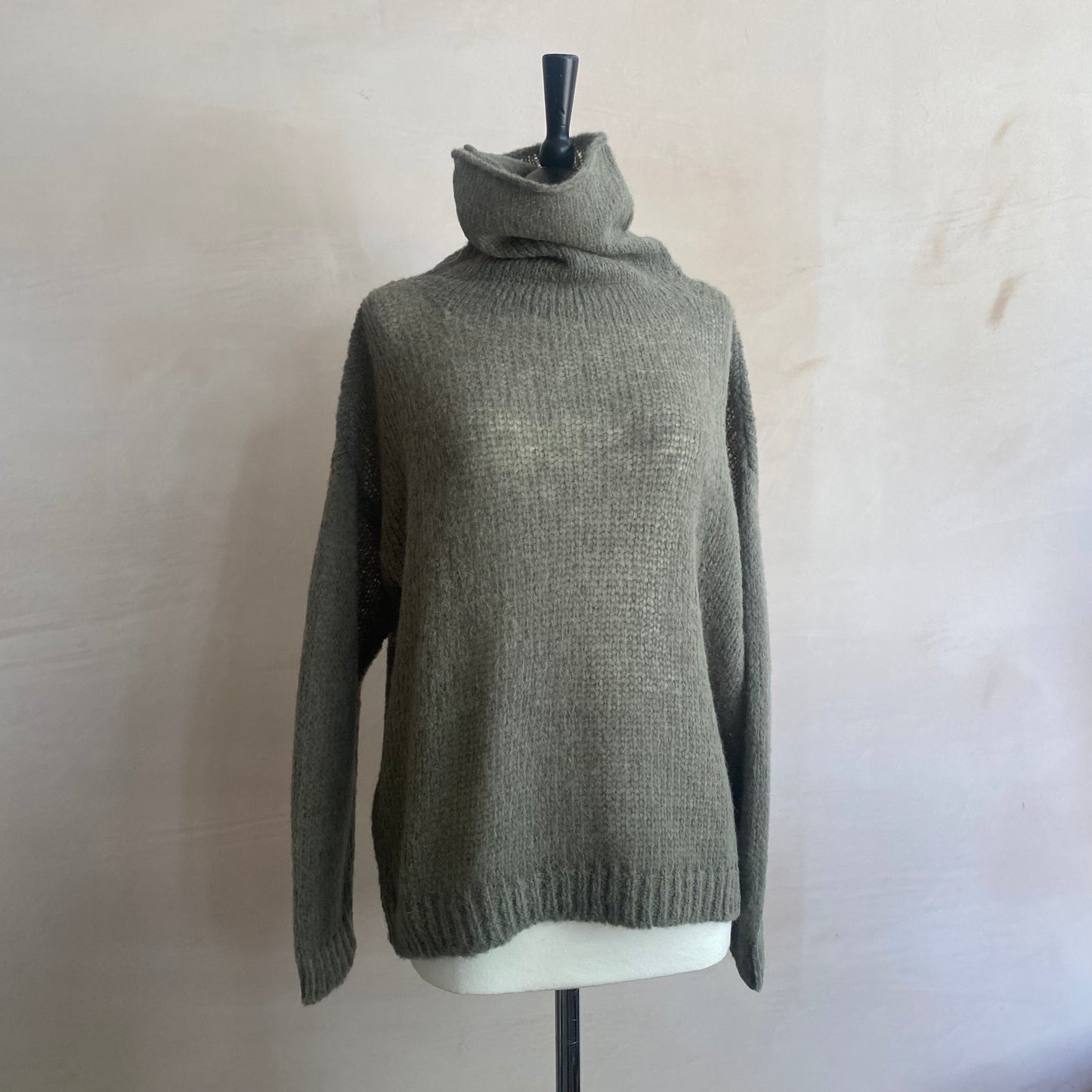 Alpaca knit Sami Loom -Dust -