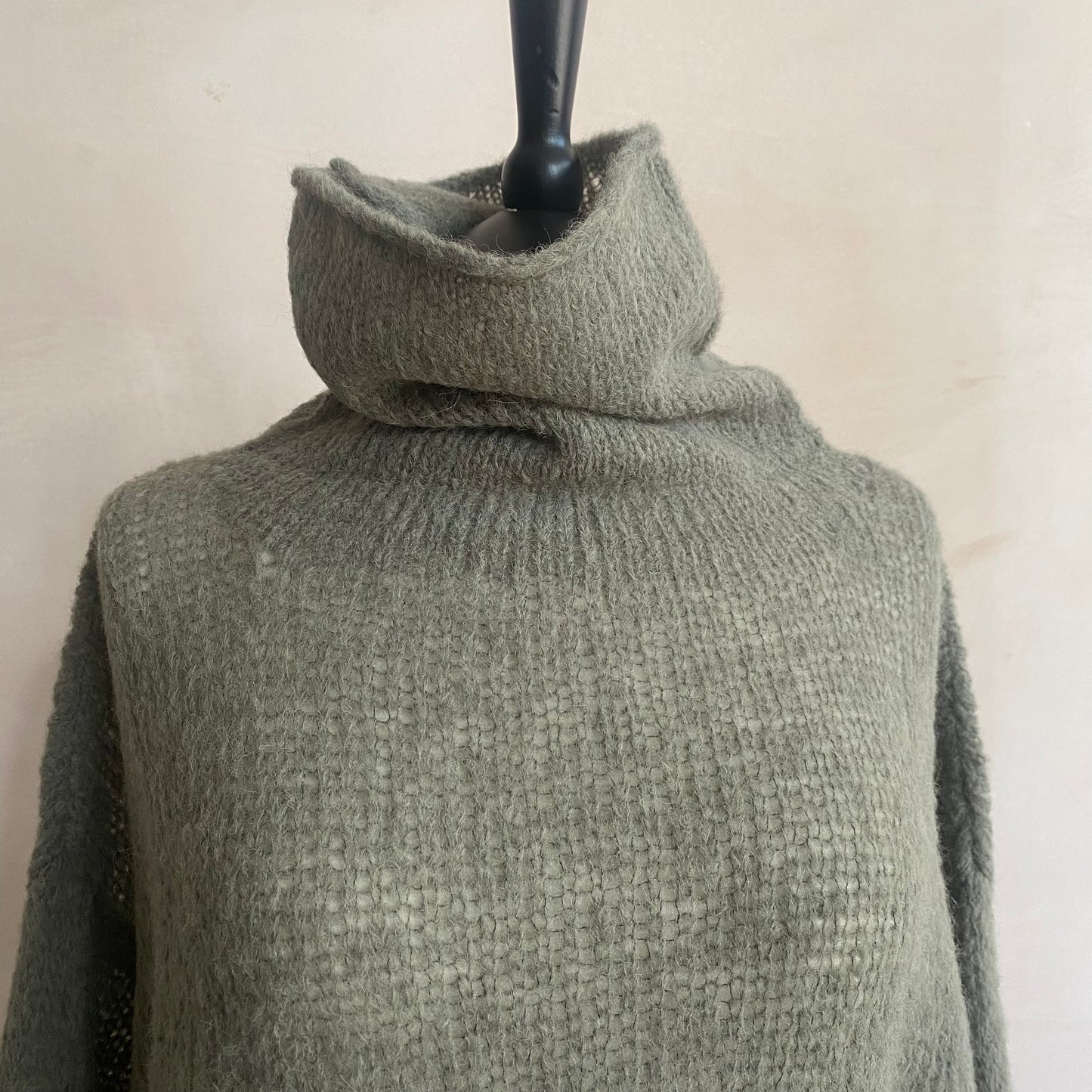 Alpaca knit Sami Loom -Dust -