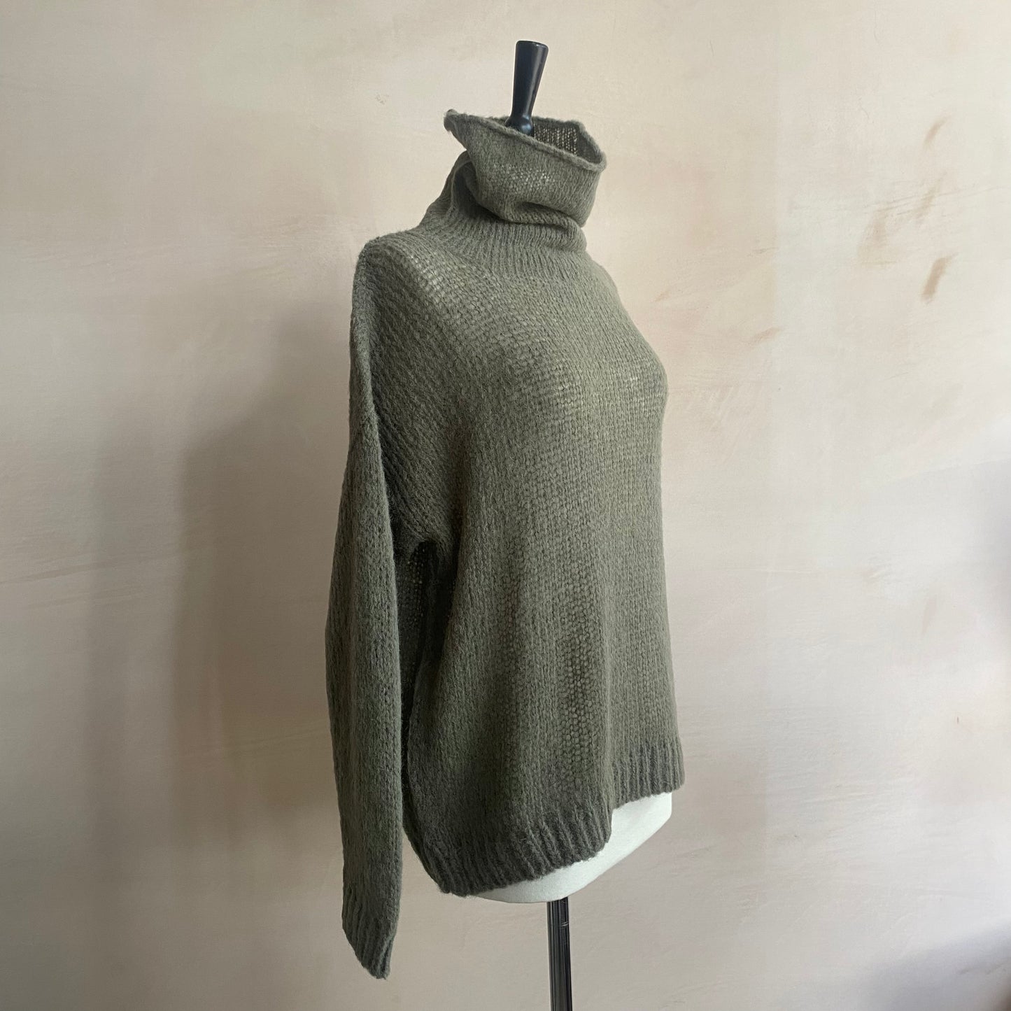 Alpaca knit Sami Loom -Dust -
