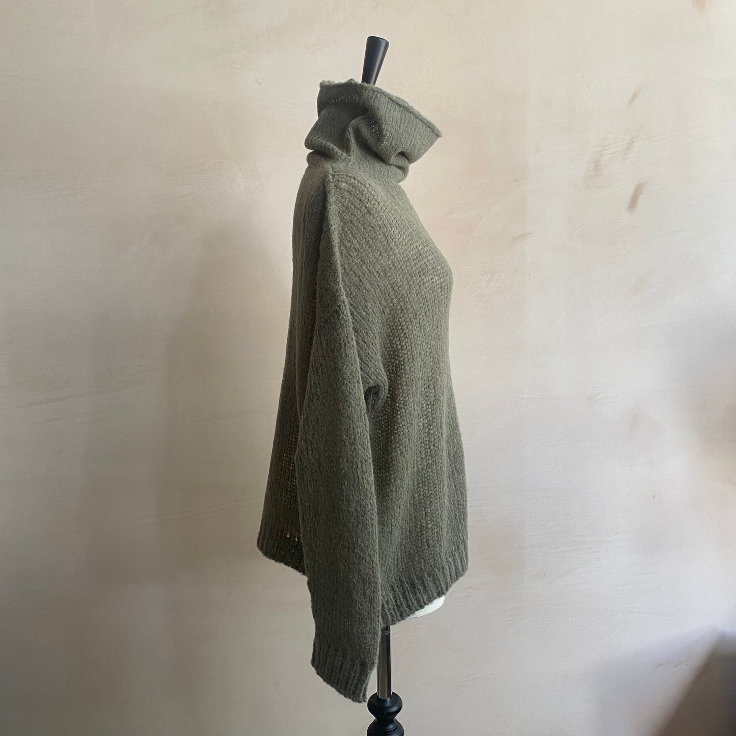 Alpaca knit Sami Loom -Dust -