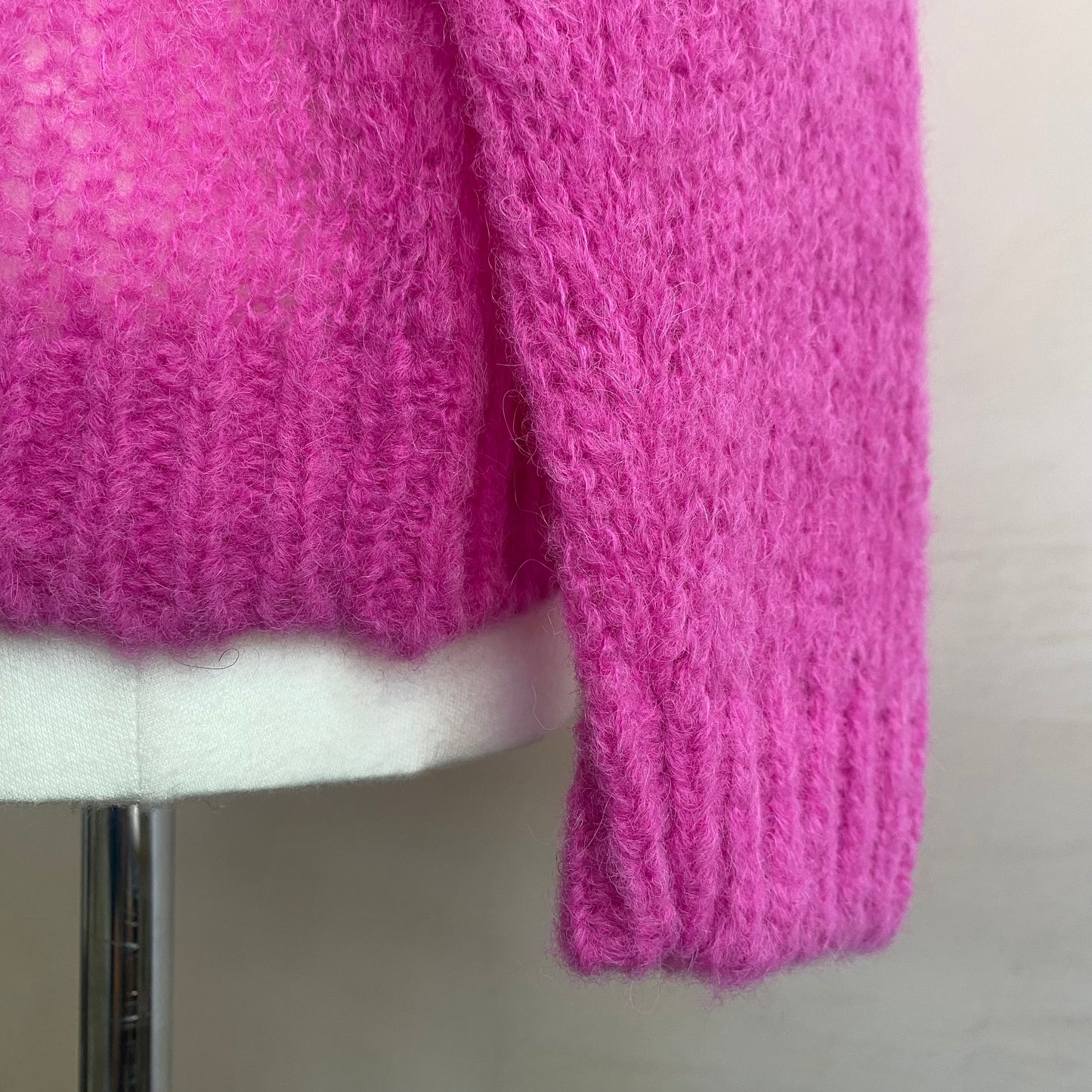 Alpaca knit Sami Loom - Fuchsia-