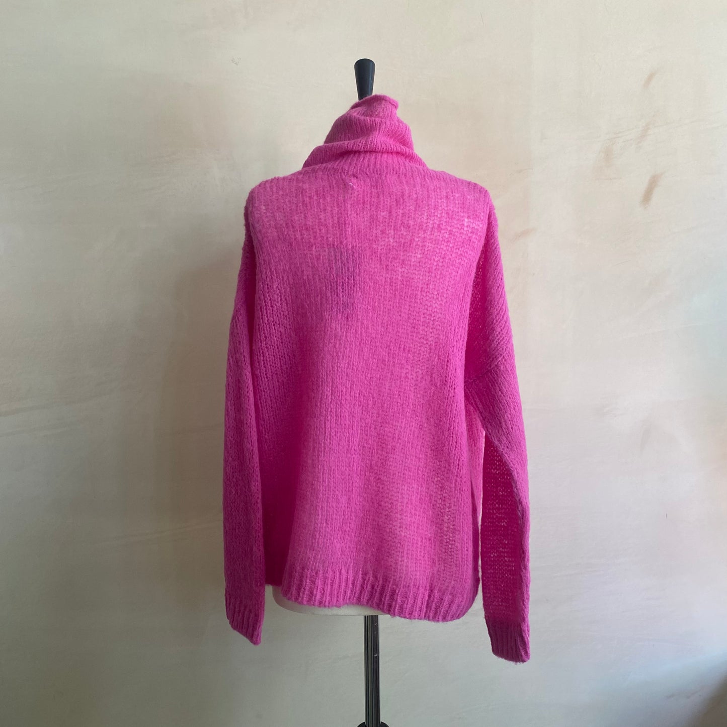 Alpaca knit Sami Loom - Fuchsia-