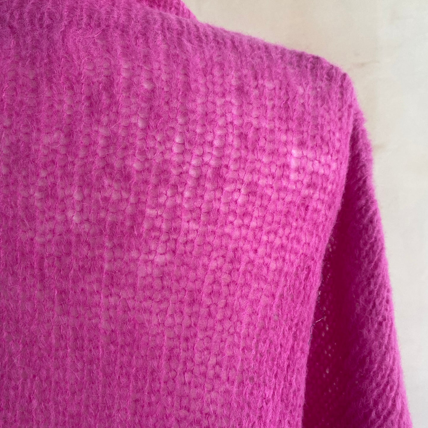 Alpaca knit Sami Loom - Fuchsia-