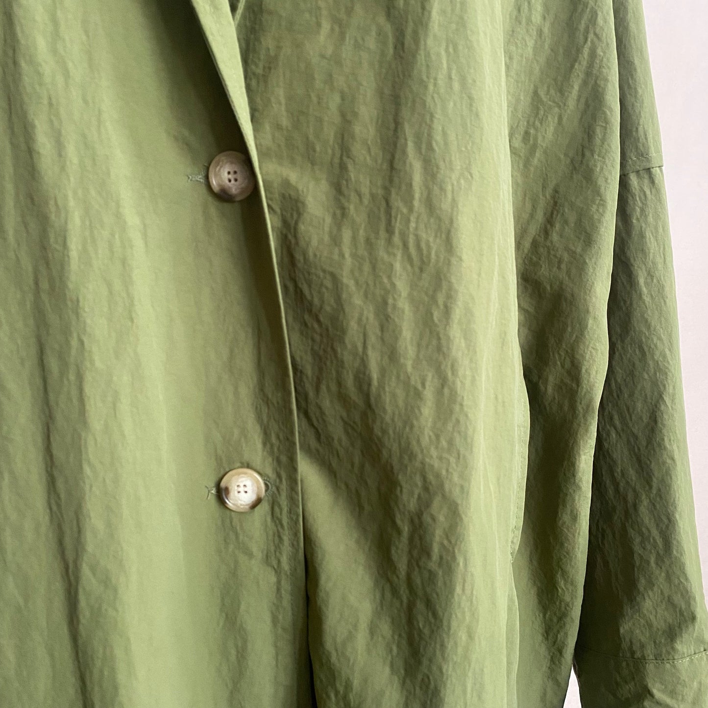 Summer light long Coat -Khaki-