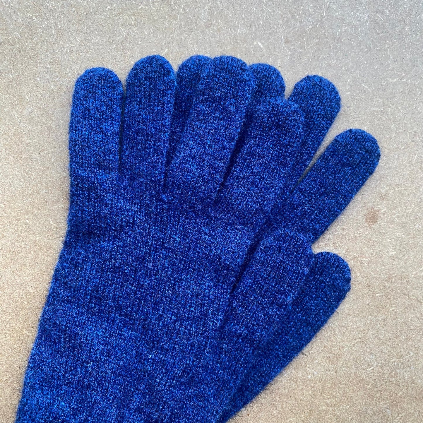 Green Grove Weavers Gloves Lambswool gloves -Denim-