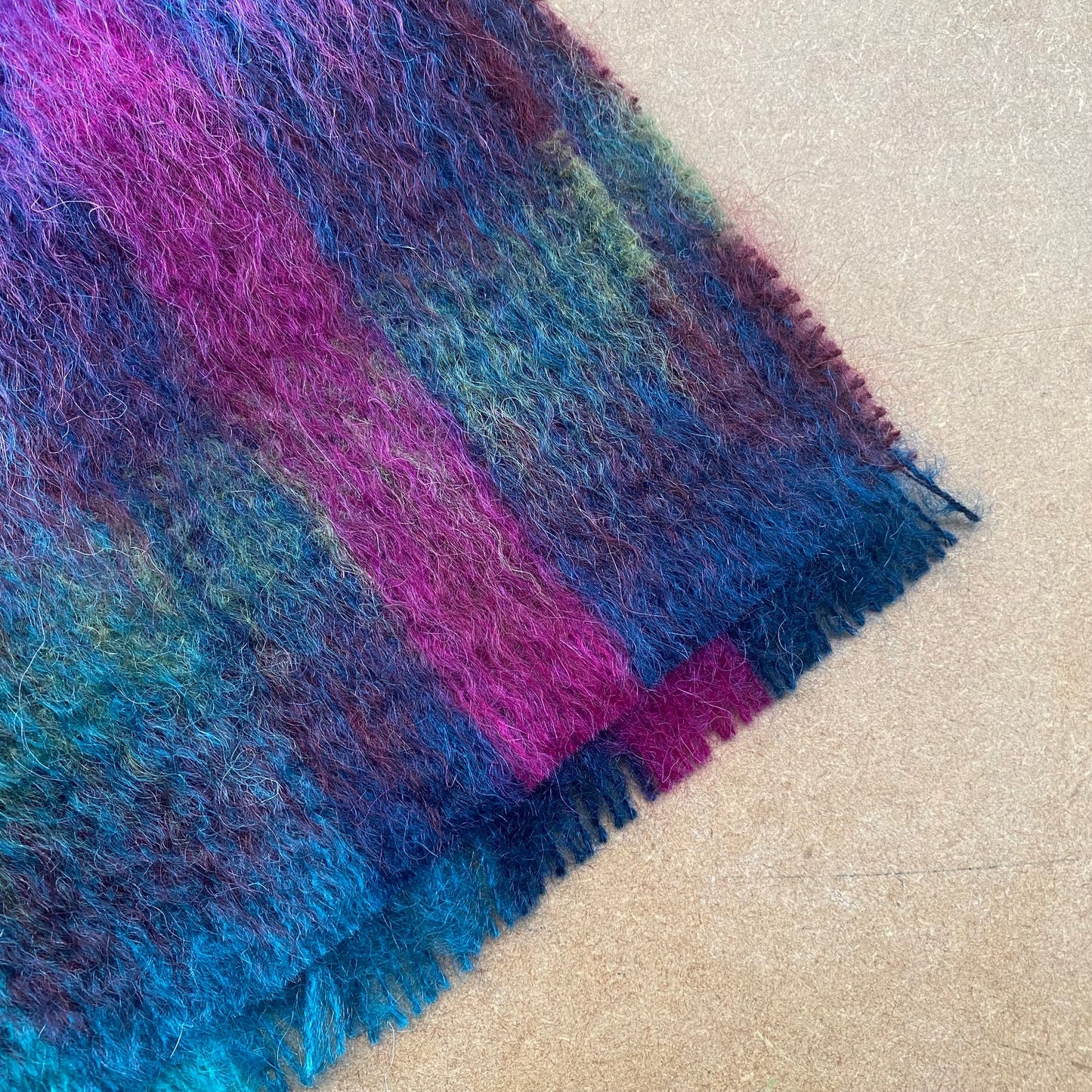 Mohair scarf By Green Grove Weavers -butterfly-