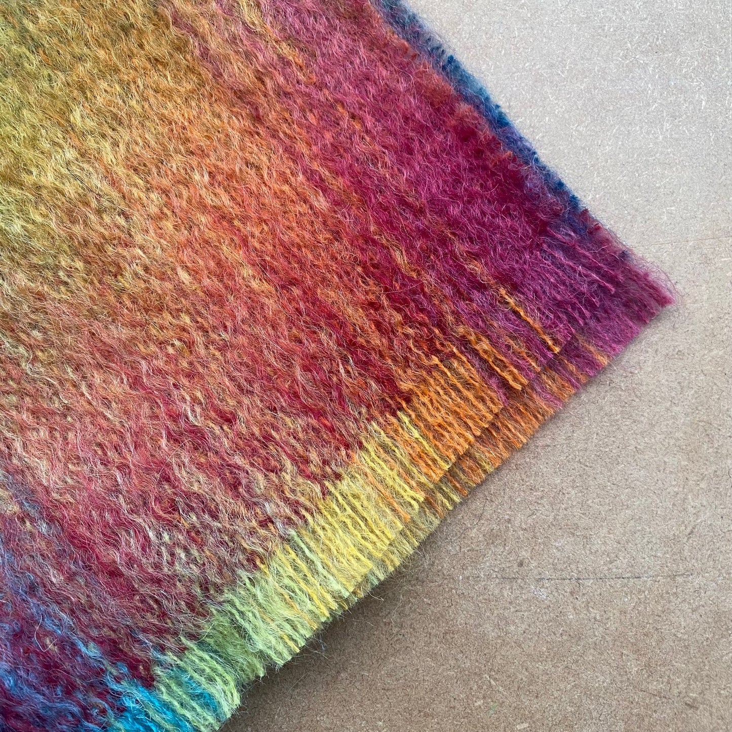 Mohair scarf By Green Grove Weavers -hue-