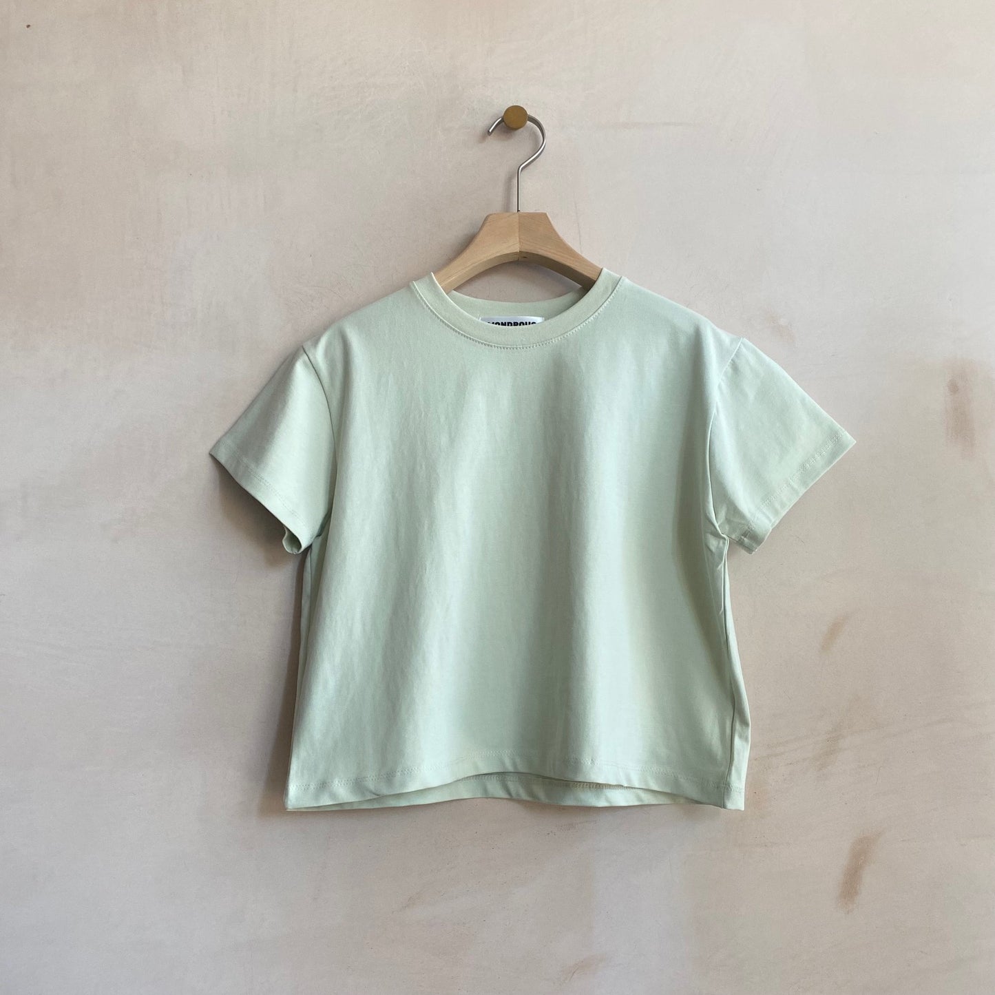 Cropped short T -Mint-