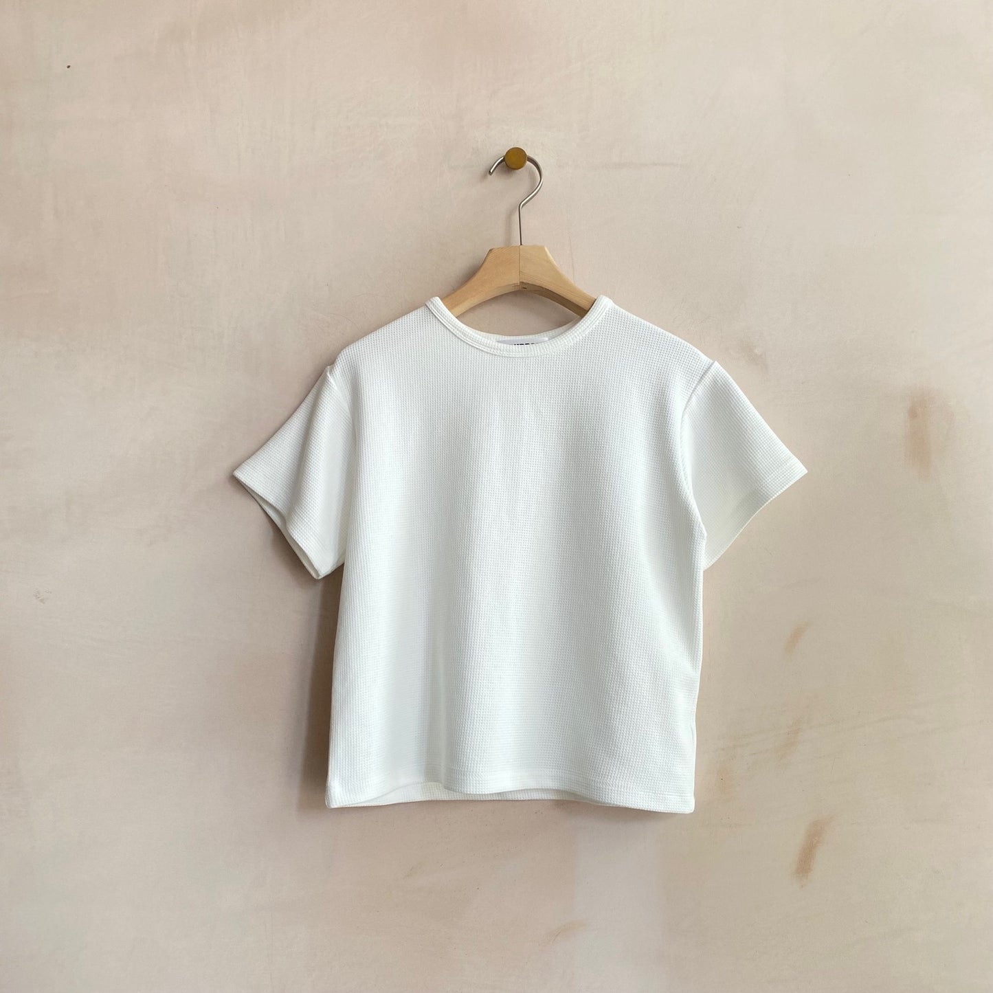 WAFFLE T -White-