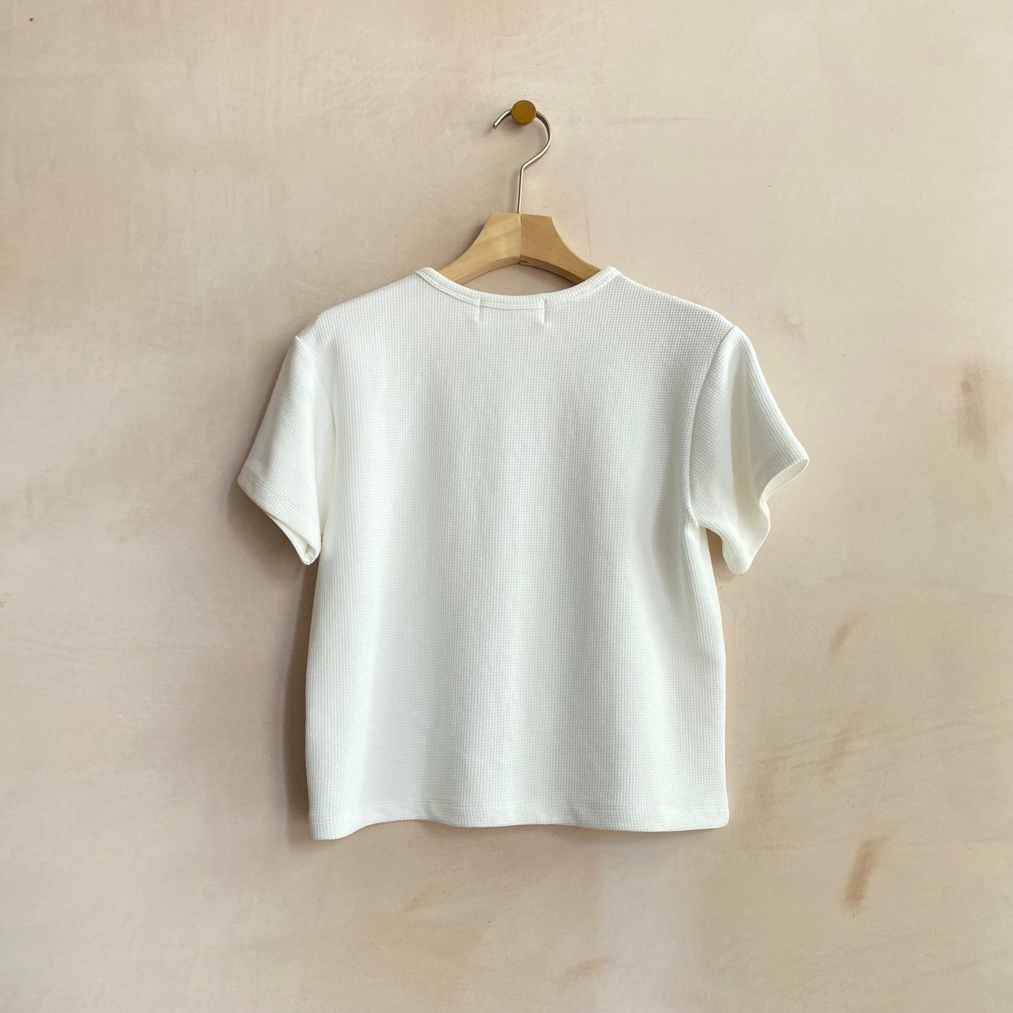 WAFFLE T -White-