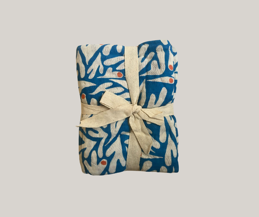 Large Organic Cotton Muslin Swaddle Blanket | Coconut Grove