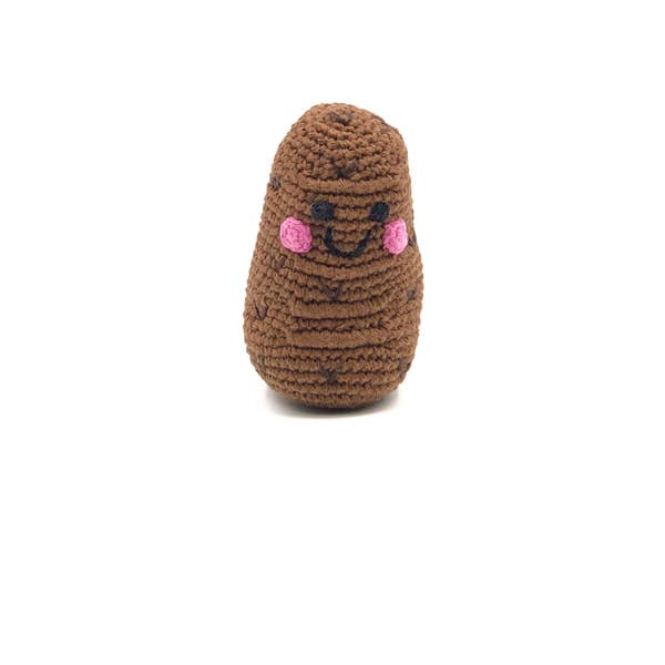 Crochet Baby Toy Friendly potato rattle