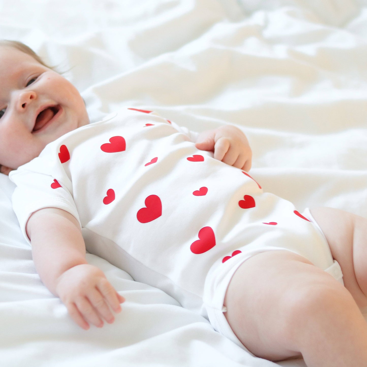 Love heart Babysuits: 12-18 M
