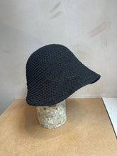 Cotton Bucket hat -Black-