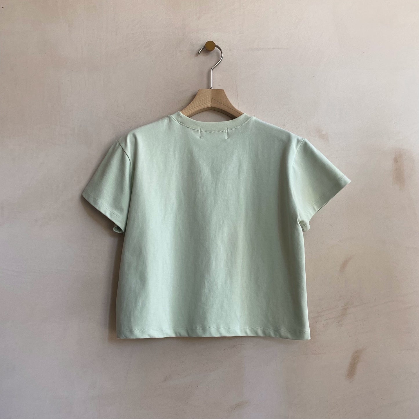 Cropped short T -Mint-
