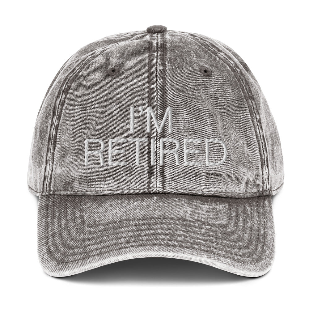 Retired Cap -Washed Grey- by kikina