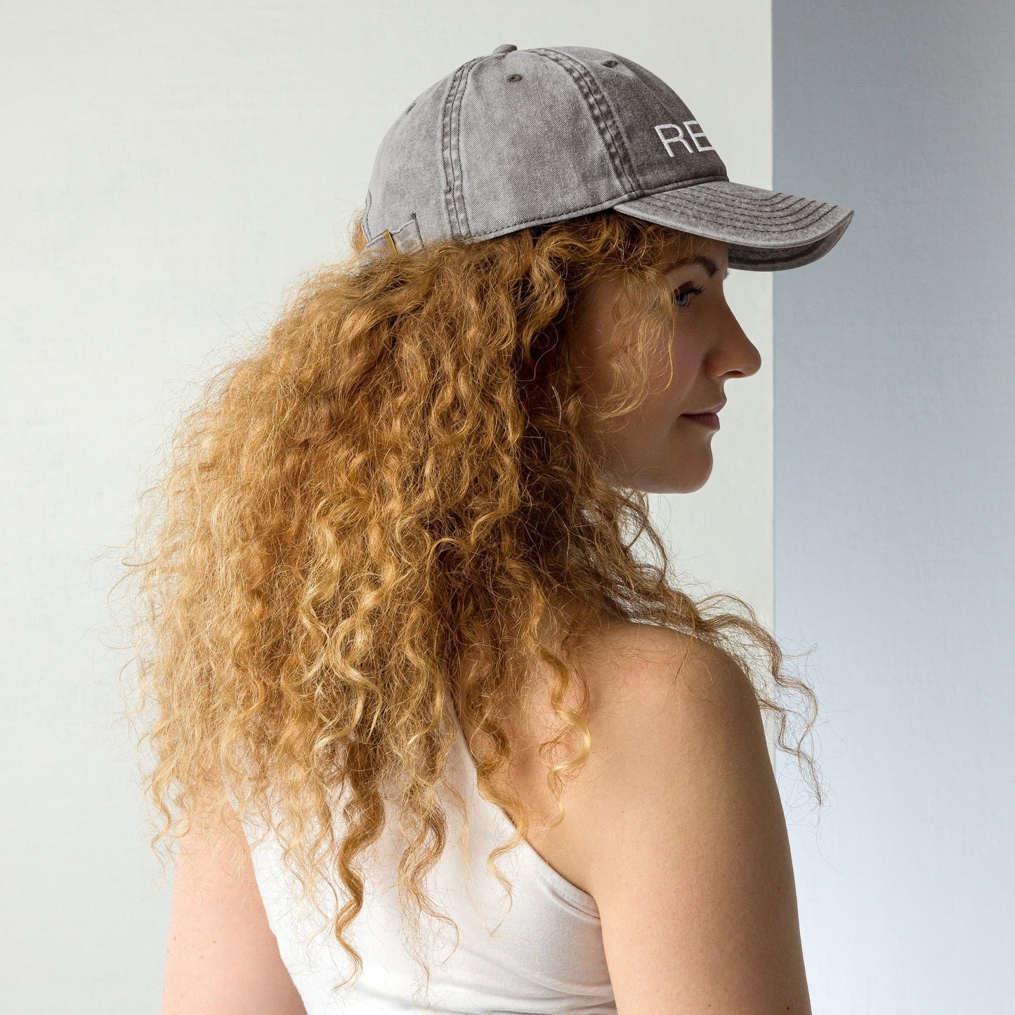 Retired Cap -Washed Grey- by kikina
