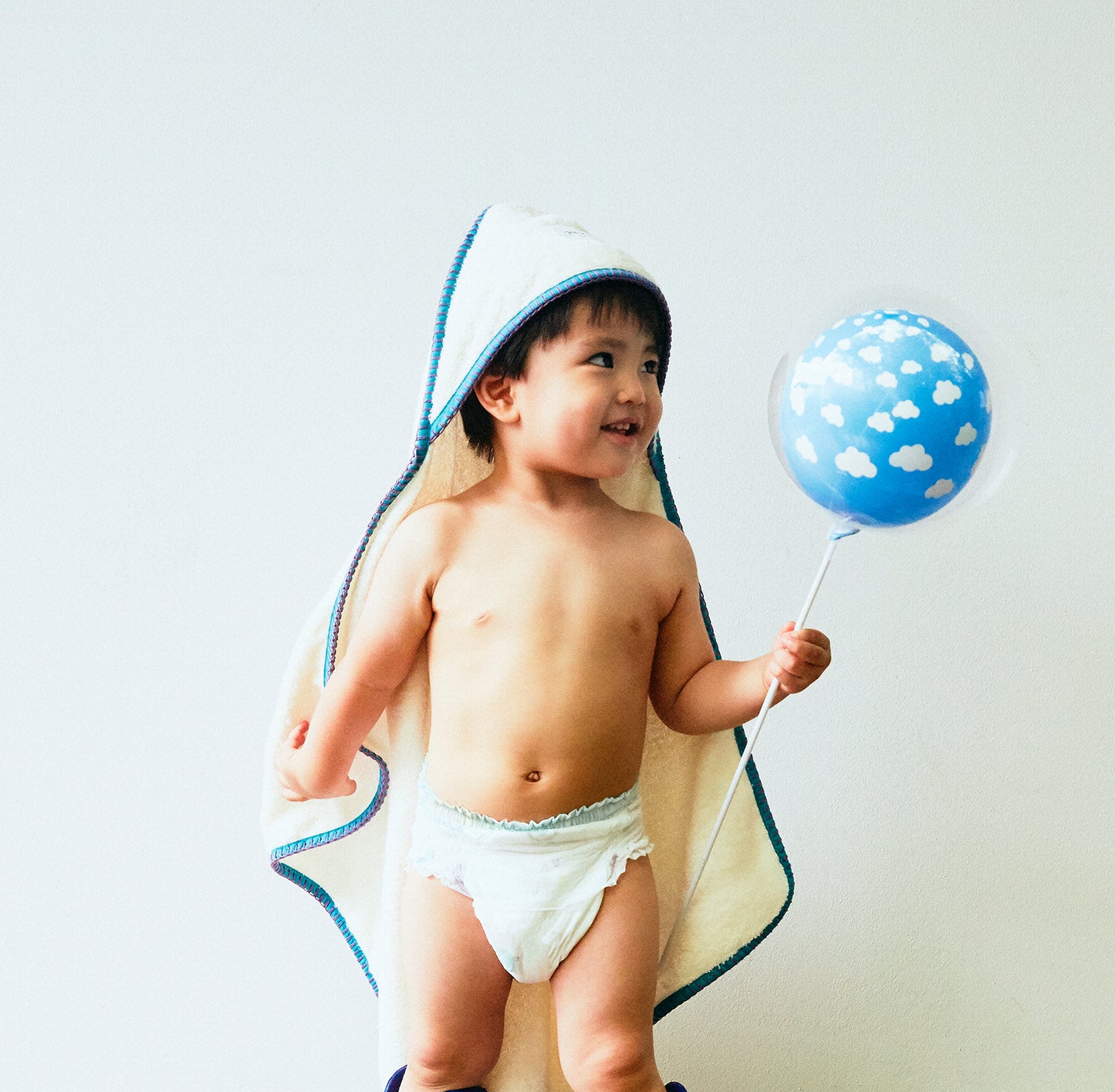 Organic Cotton Hooded Bath Towel by Spin & Yarn
