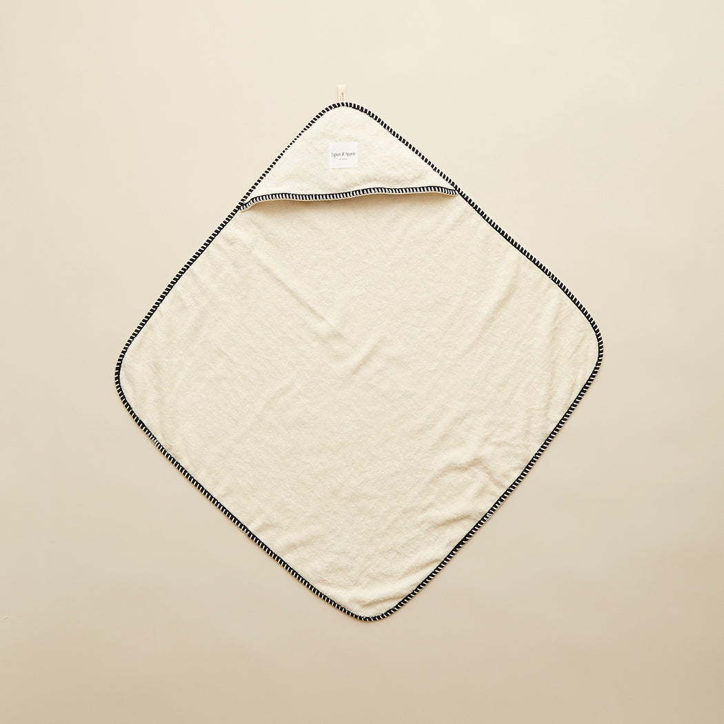 Organic Cotton Hooded Bath Towel by Spin & Yarn