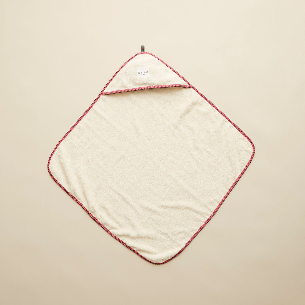 Organic Cotton Hooded Bath Towel by Spin & Yarn