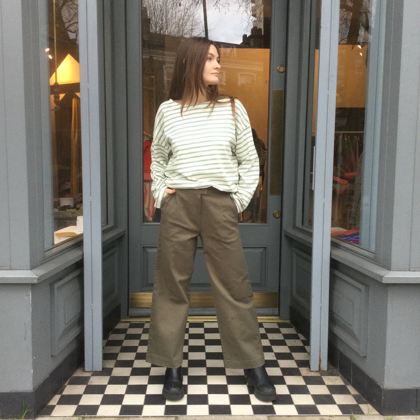 Breton Stripe Long sleeve T-shirts Navy