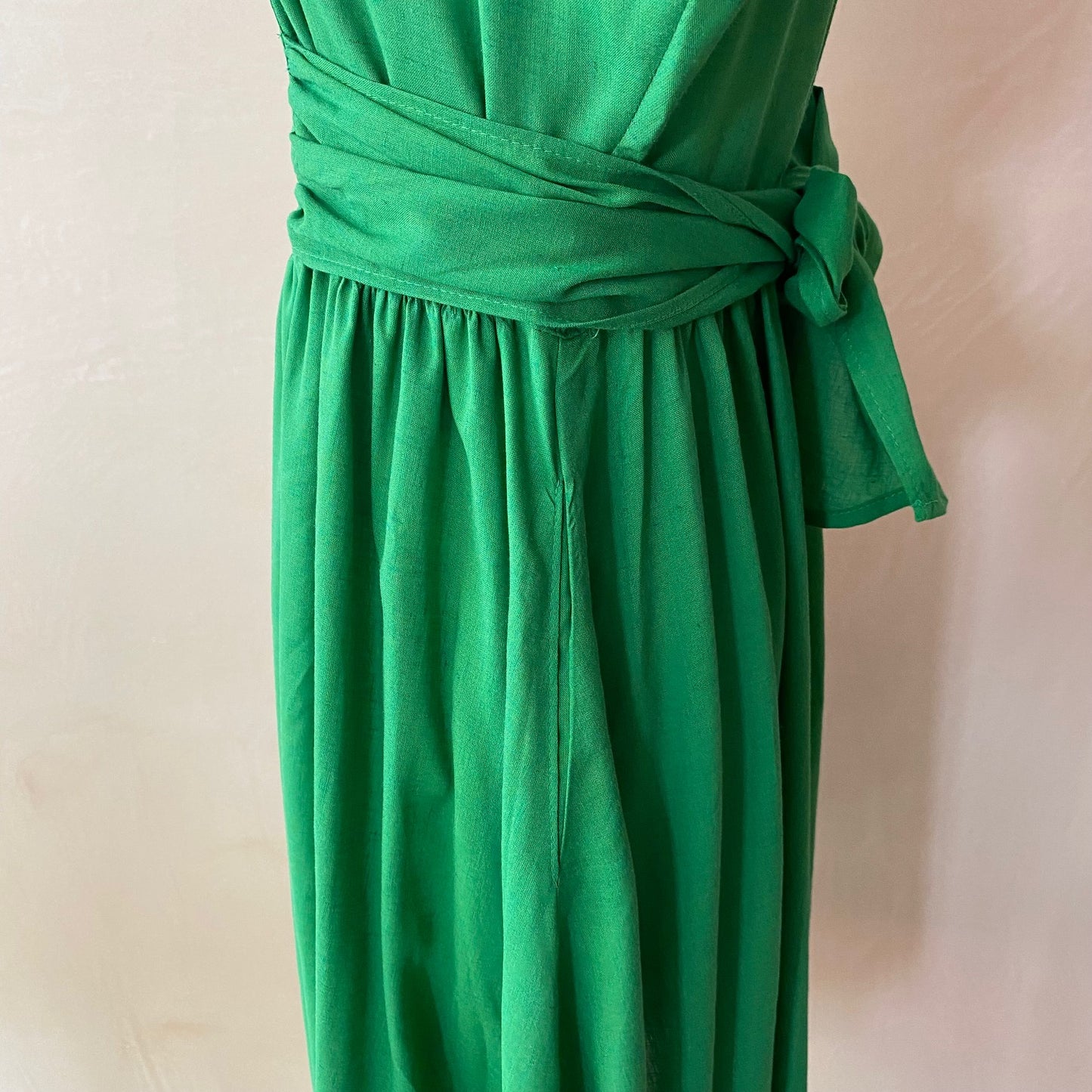 Summer Nostalgia Midi Dress -Leaf Green-