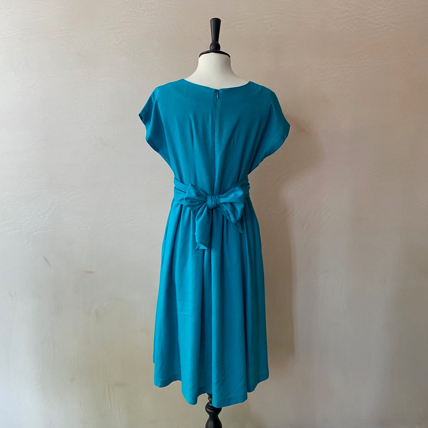 Summer Nostalgia Midi Dress -Teal-
