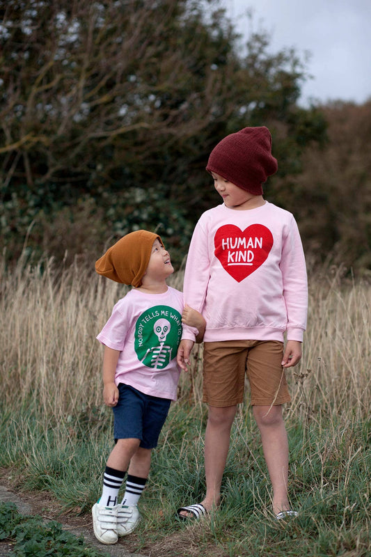 Human Kind Kids Sweatshirt: Age 7-8
