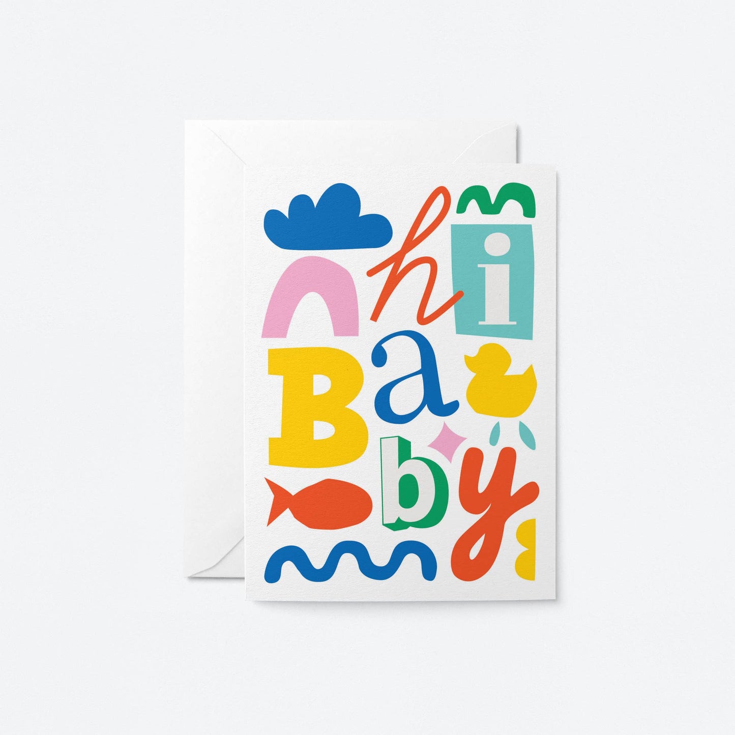 Hi baby - Greeting Card: Standard cello