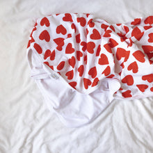 Love Heart cotton sleepsuit: Newborn