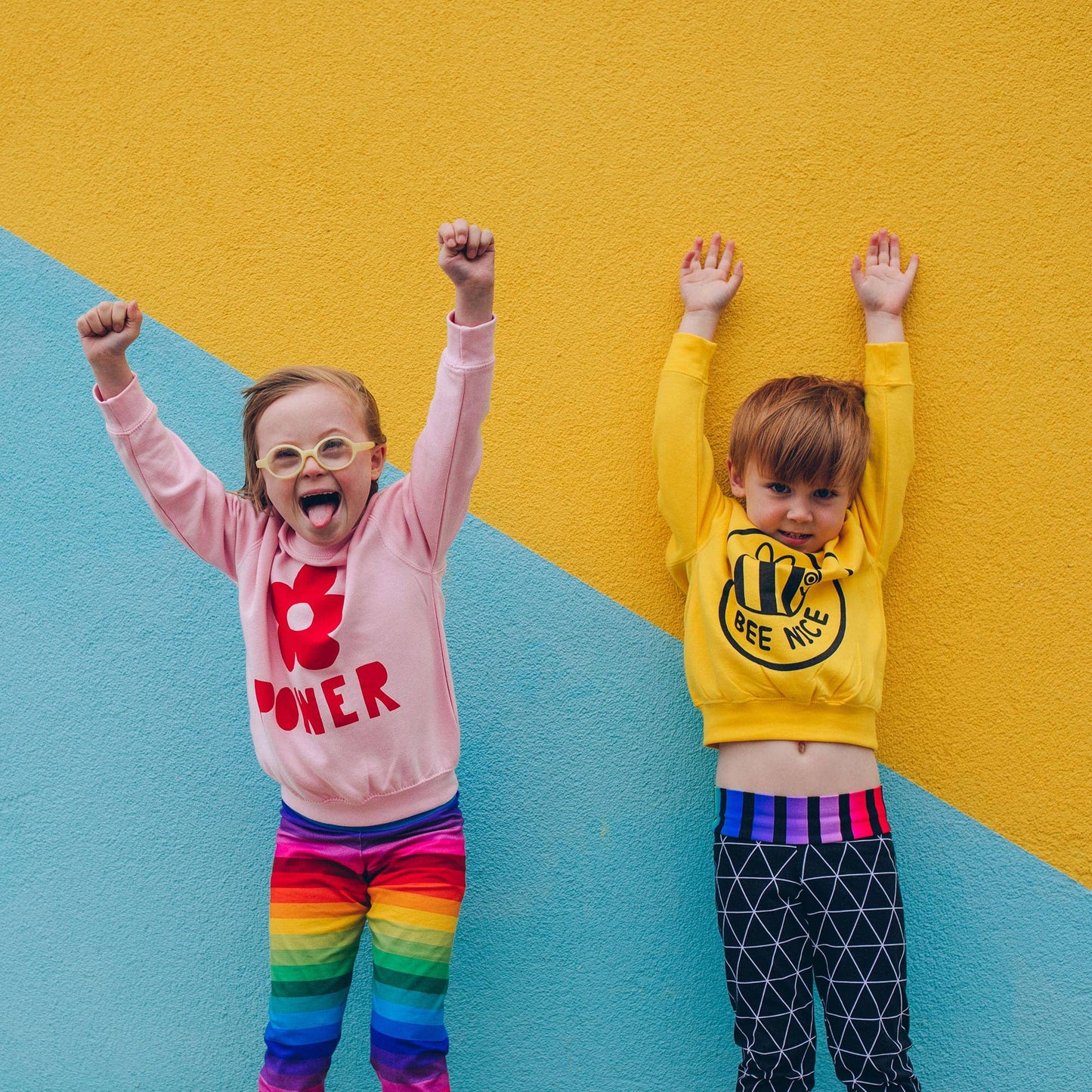Bee Nice Kids Sweatshirt: Age 5-6