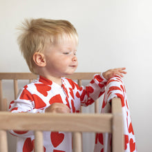 Love Heart cotton sleepsuit: Newborn