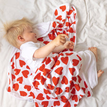 Love Heart cotton sleepsuit: Newborn