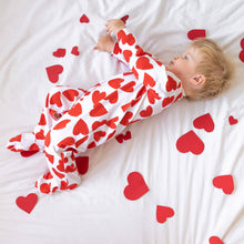 Love Heart cotton sleepsuit: Newborn