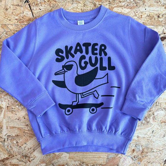 Skater Gull Kids Sweatshirt: Age 9-11