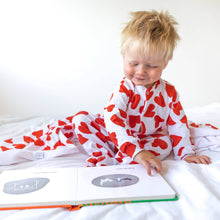 Love Heart cotton sleepsuit: Newborn