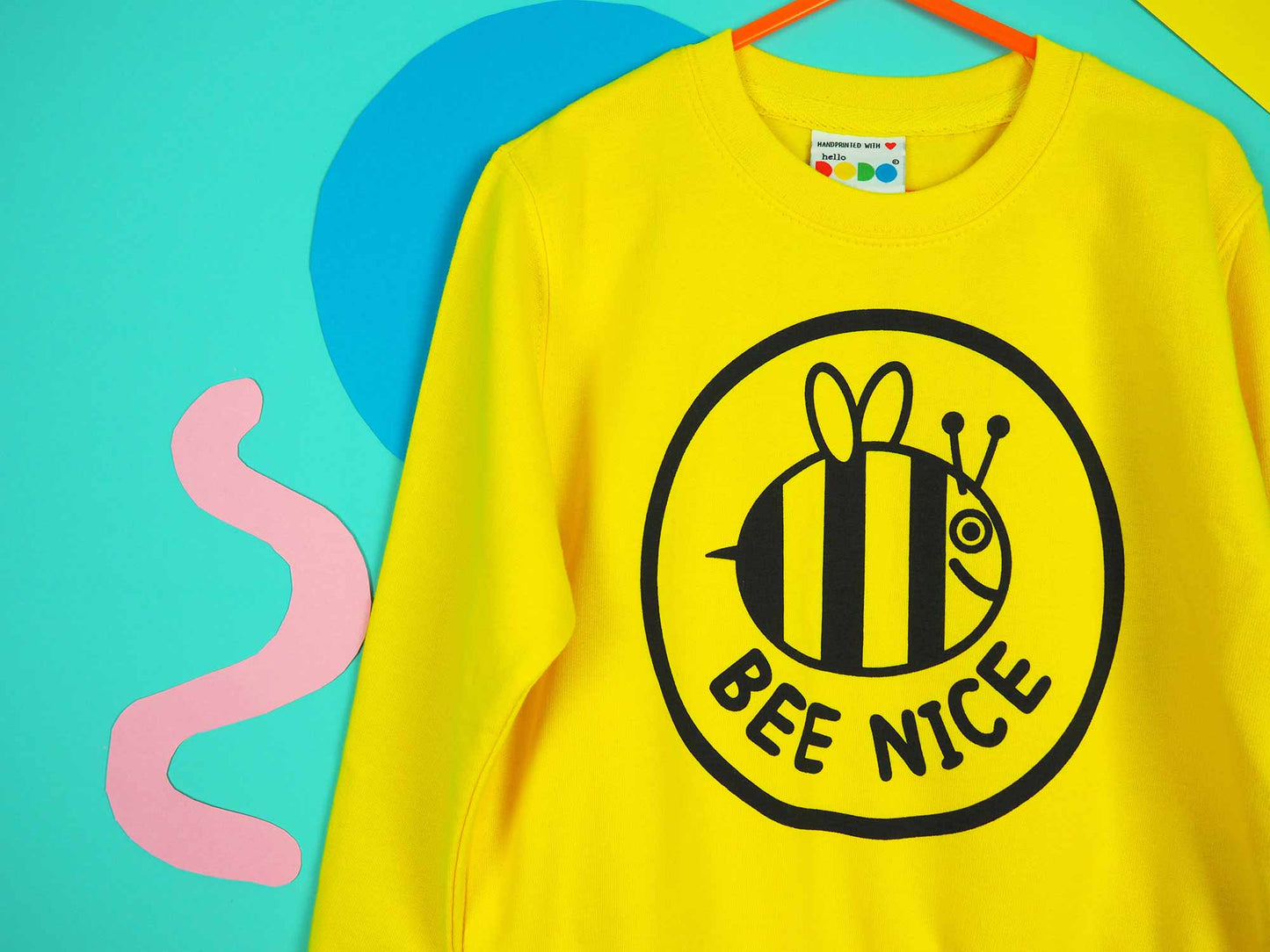 Bee Nice Kids Sweatshirt: Age 7-8